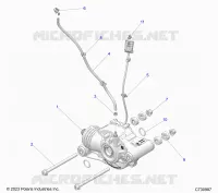 TRASMISSIONE, FRONT GEARCASE MOUNTING