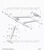 SUSPENSION, ANTERIORE COPPIA ARM
