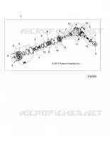 TRASMISSIONE, FRONT SCATOLA DEGLI INGRANAGGI INTERNALS