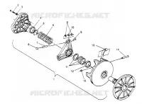 TRASMISSIONE FRIZIONE ASSEMBLY SPORT 0950443, SPORT TOURING 0950243  and EUROPEAN SP (4928822882C005)
