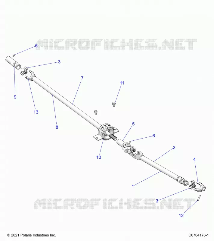 TRASMISSIONE, FRONT PROP SHAFT