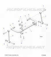SUSPENSION, FRONT BARRA DI STABILIZZAZIONE