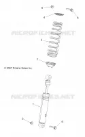 SUSPENSION, SHOCK ANTERIORE