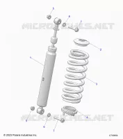 SUSPENSION, SHOCK ANTERIORE MOUNTING
