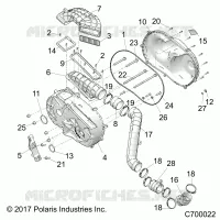 DRIVE TRAIN, COPERCHIO FRIZIONE AND DUCTING
