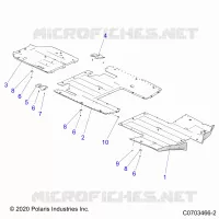 CHASSIS, SCIARED PLATES
