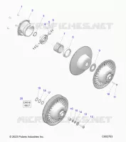 TRASMISSIONE, CLUTCH, SECONDARY