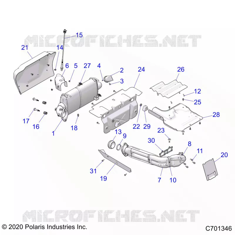 ENGINE, IMPIANTO DI SCARICO