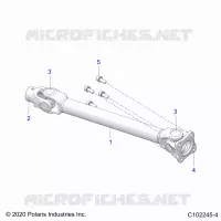 TRASMISSIONE, REAR PROP SHAFT