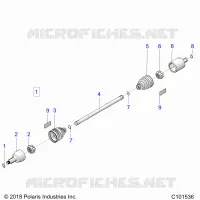 TRASMISSIONE, DRIVE SHAFT, FRONT