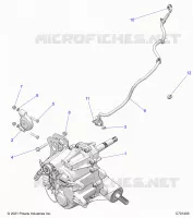 TRASMISSIONE, MAIN GEARCASE MOUNTING