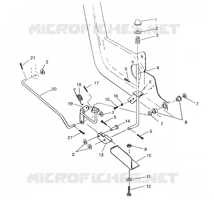 PEDALE   FRENO  ASSEMBLY SWEDISH 4x4 400L S948140 (4926912691A009)