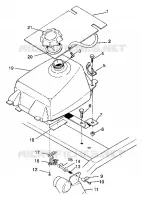 MONTAGGIO SERBATOIO CARBURANTE 6X6 350L W938739 (4924062406008A)