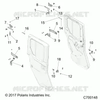 PORTE, REAR, FULL, MOUNTING