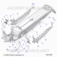 CHASSIS, PROTEZIONE FRIZIONE, FOOTRESTS, AND RUNNINGBOARDS