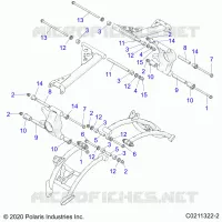 SOSPENSIONE POSTERIORE CONTROL ARM MOUNTING