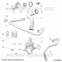 MOTORE, WATERPUMP AND BYPASS
