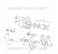 FRENO ANTERIORE MONTAGGIO Sportsman 4x4 W958040 (4930403040B008)