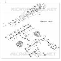 TRASMISSIONE, PRINCIPALE SCATOLA INGRANAGGI INTERNALS