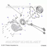 ENGINE, STATOR AND FLYRUOTA