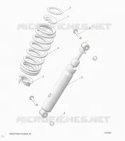 SUSPENSION, SHOCK ANTERIORE MOUNTING