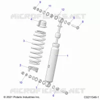 SUSPENSION, SHOCK ANTERIORE