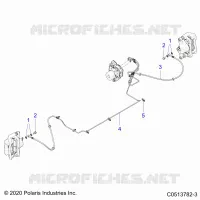 FRENO ANTERIORE BRAKE LINE