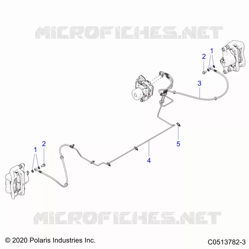 FRENO ANTERIORE BRAKE LINE