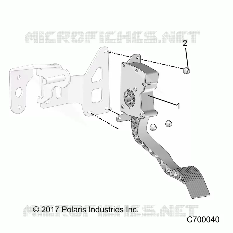 ENGINE, ACCELERATORE PEDALE