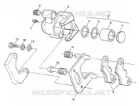 FRENO ANTERIORE MONTAGGIO 4X4 350L W938139 (4924052405016A)