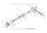 TRASMISSIONE, FRONT SCATOLA DEGLI INGRANAGGI INTERNALS