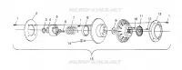 FRIZIONE DRIVEN ASSEMBLY 440 XCR 0951660 (4929112911C002)