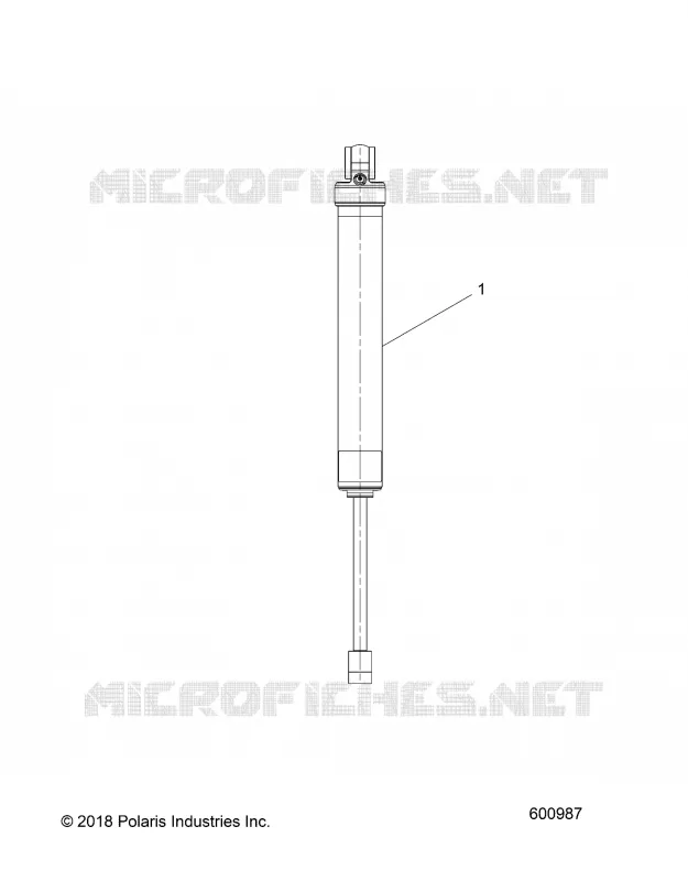 SUSPENSION, AMMORTIZZATORE POSTERIORE TRACK