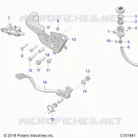 BRAKES, BRAKE PEDAL AND CILINDRO PRINCIPALE