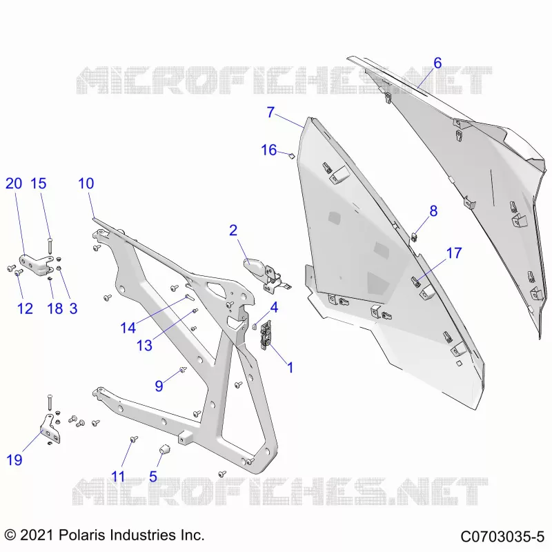 PORTES, REAR, PREMIUM/DELUXE