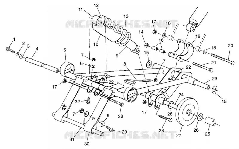 ANTERIORE COPPIA ARM 440 LC 0972760 (4938353835B010)