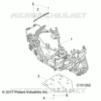 CHASSIS, TELAIO PRINCIPALE AND SKID PLATE