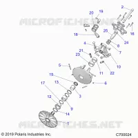 TRASMISSIONE, PRIMARY CLUTCH
