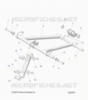 SUSPENSION, ANTERIORE COPPIA ARM