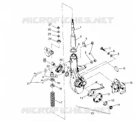 ANTERIORE MONTANTE MONTAGGIO Scrambler W957840 (4927252725B005)