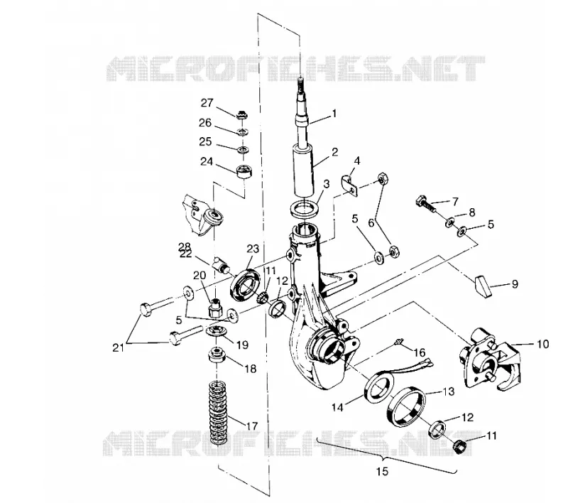 ANTERIORE MONTANTE MONTAGGIO Scrambler W957840 (4927252725B005)