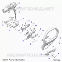 CHASSIS, FRONT BUMPER, W/VERRICELLO