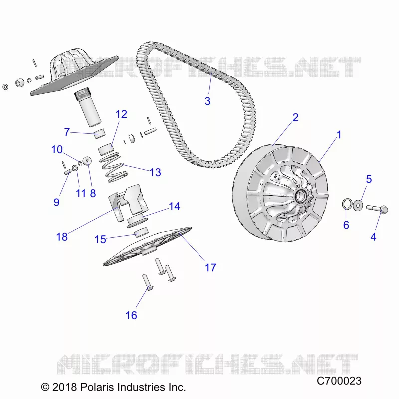 TRASMISSIONE, SECONDARY CLUTCH