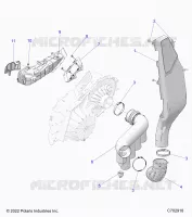 TRASMISSIONE, CLUTCH COVER DUCTING