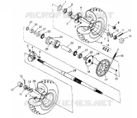 TRAZIONE POSTERIORE MONTAGGIO  (Prior to Serial #2295881) Magnum 2x4 W957544 (4926852685C003)