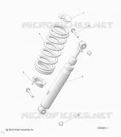 SUSPENSION, SHOCK ANTERIORE MOUNTING