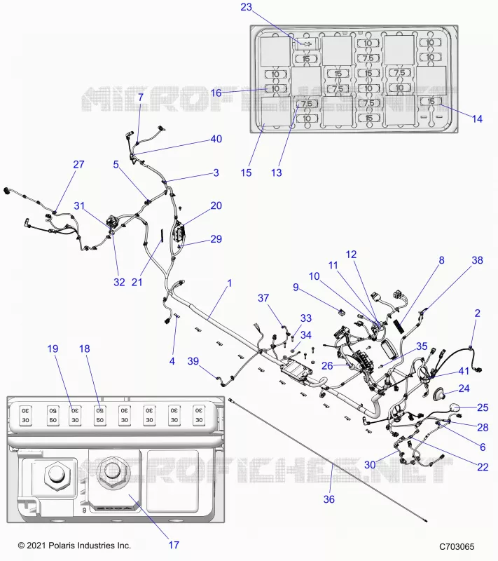 ELETTRICO, WIRE HARNESS, CHASSIS, PREMIUM
