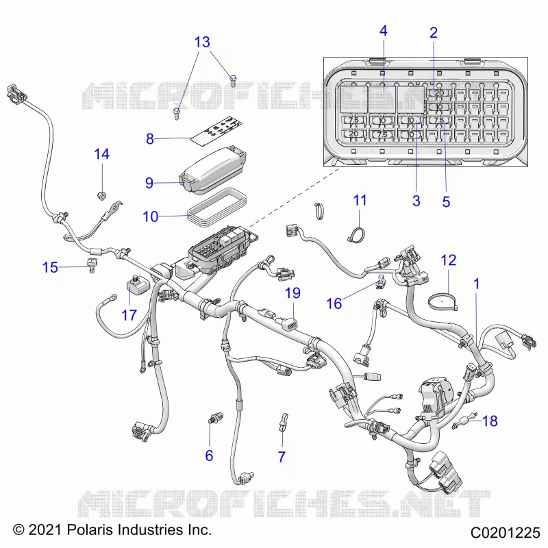 ELETTRICO, WIRE HARNESS AND FUSES