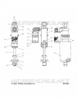 SUSPENSION, SHOCK ANTERIORE TRACK- S23TDL8RS/8RE (601983)