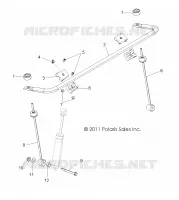 SUSPENSION, ANTERIORE BARRA STABILIZZATRICE